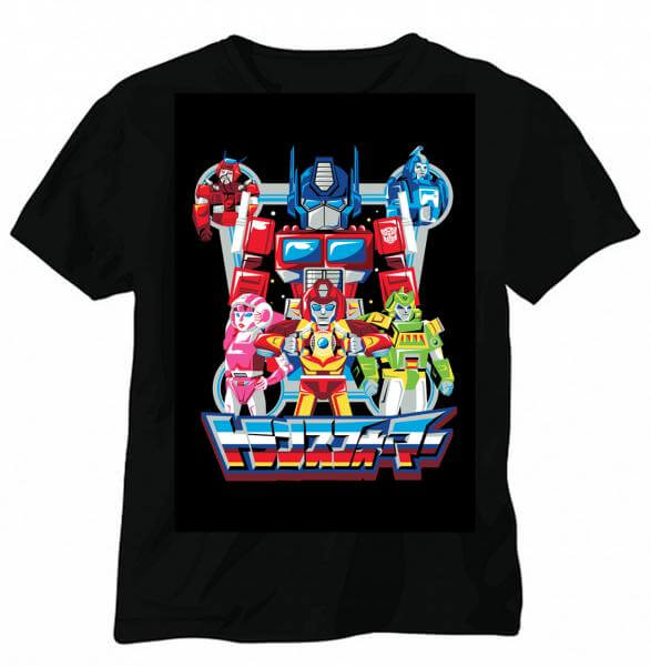 n celebration of the 30th Anniversay of Transformers The Animated Movie, Nice Kicks, Hyperactive Monkey, and Hasbro brings you a limited edition t-shirt design. Each purchase of a shirt will include a limited edition print. Price: $30.00