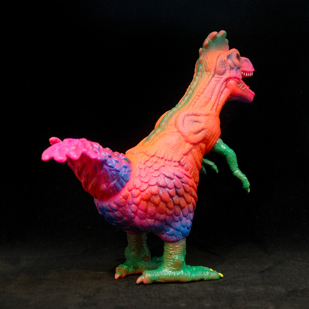 Ron English x Toy Art Gallery Painted POULTRY REX 2