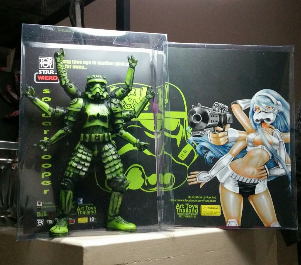 SpiderTrooper Discordia Green Exclusive By TOPZTOY x Discordia packaging