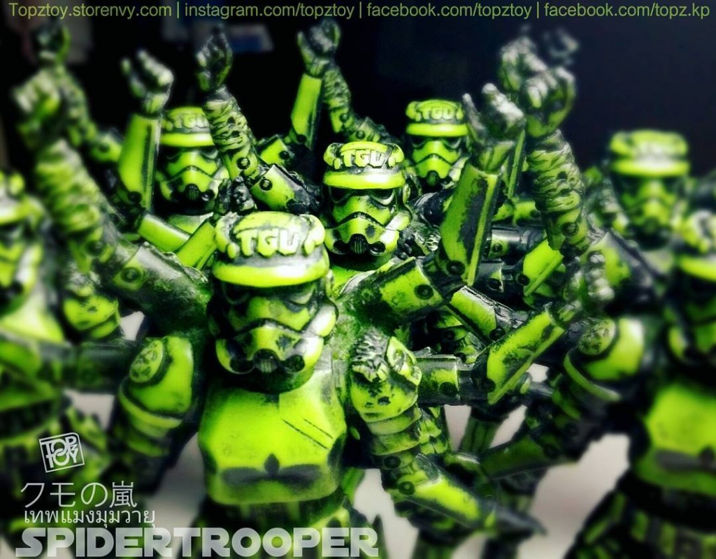 SpiderTrooper - Discordia Green Exclusive - by TopzToy