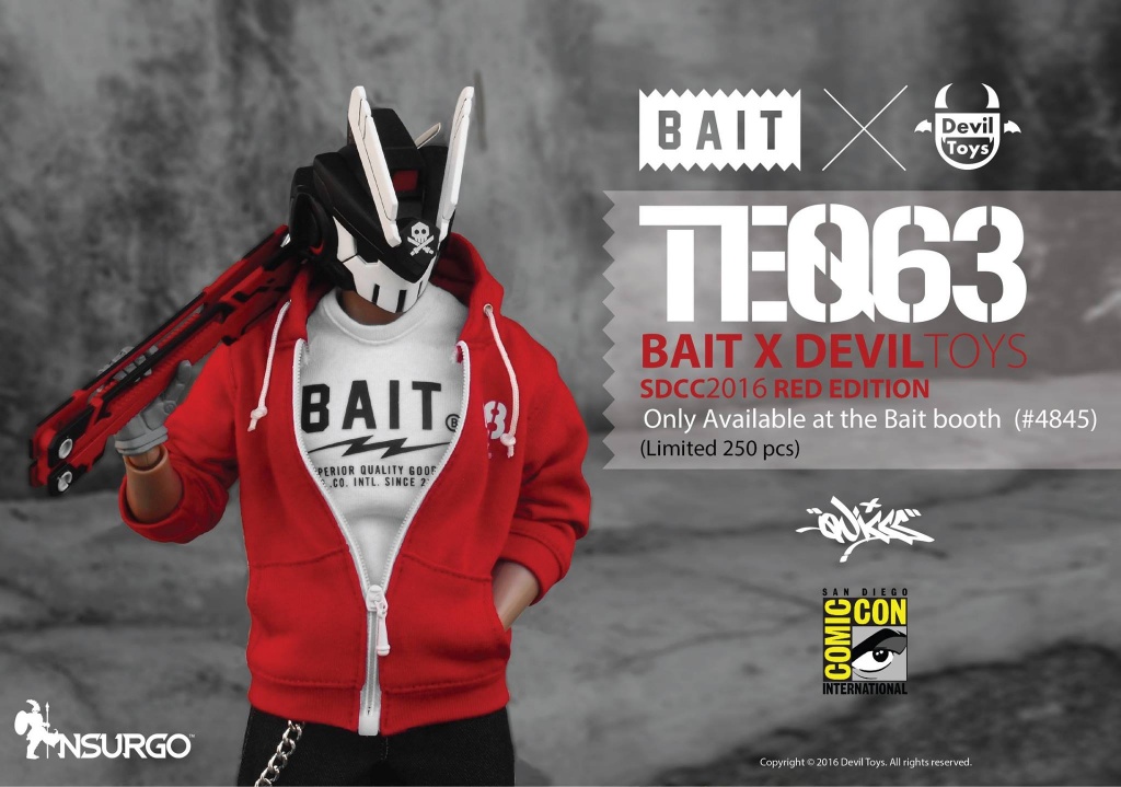 The TEQ63 Exlcusive 200 Limited Edition BAIT x Deviltoy red 