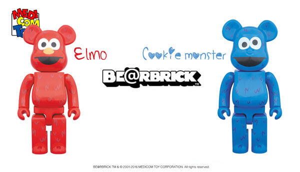 Elmo & Cookie Monster Be@rbricks - The Toy Chronicle