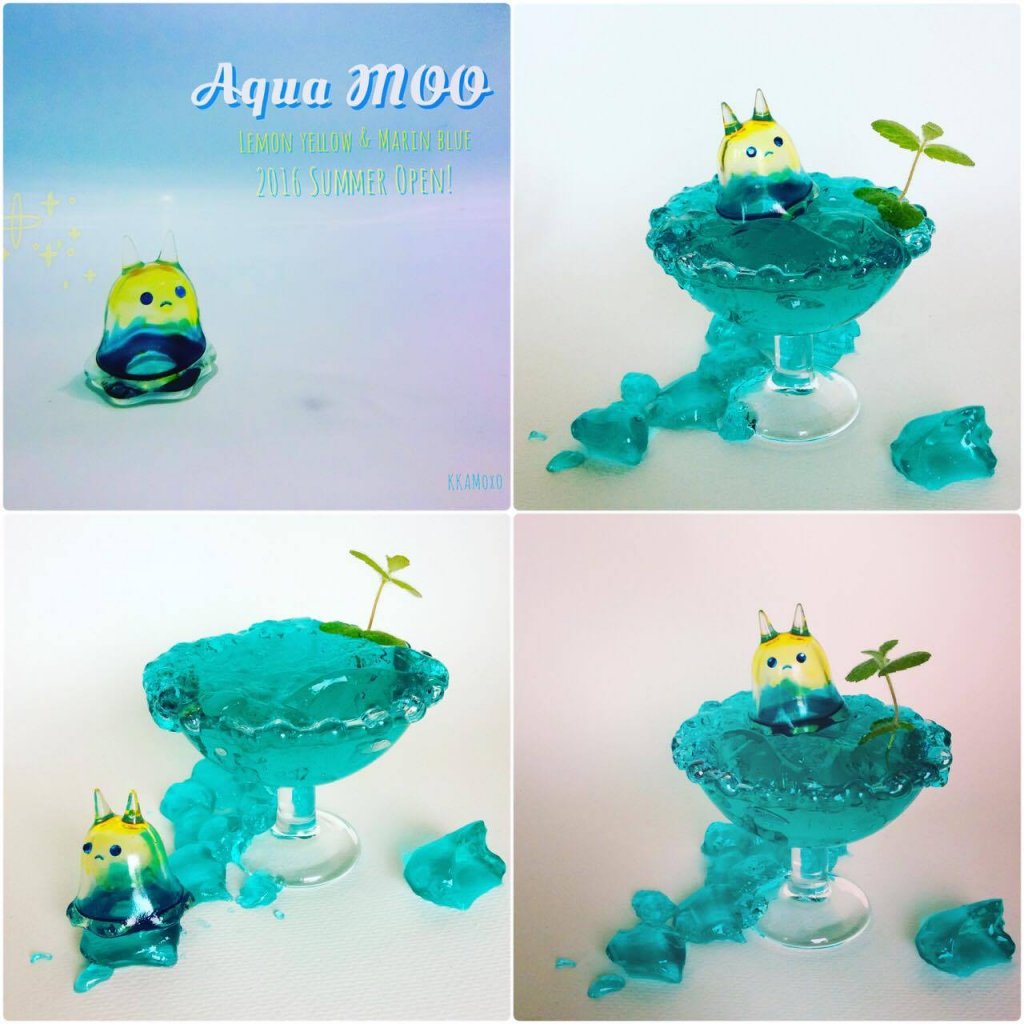 Aqua baby moo yellow blue 25 usd