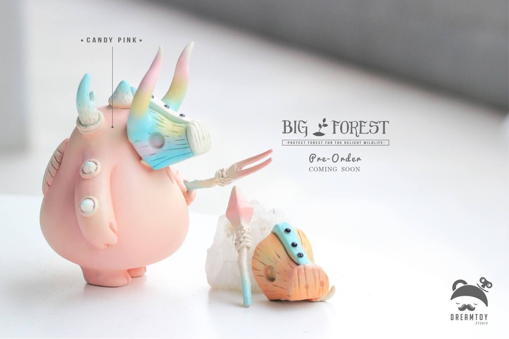 Big Forest By DreamToy Studio candy pink