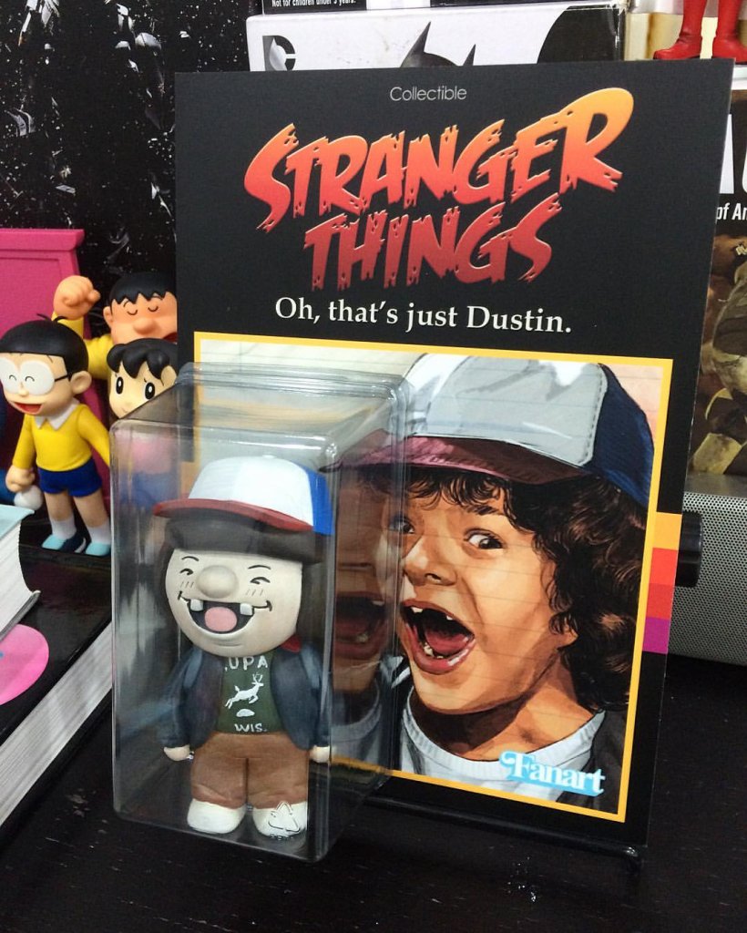 Dustin stranger things figure by wetworks carlo cacho 2016
