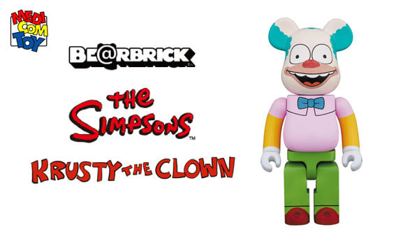 2017 Medicom Be@rbrick 400% The Simpsons Krusty The Clown Bearbrick 