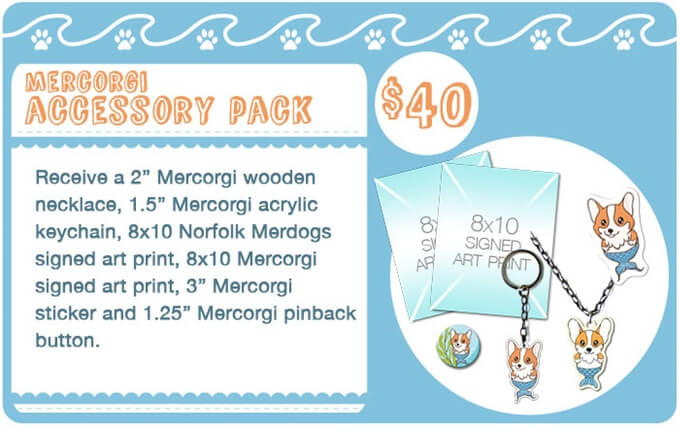 Mercorgi Kickstarter By Shlii rewards 5