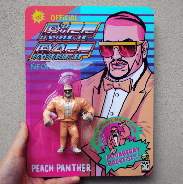 Official RiFF RAFF Peach Panther Figure By Trap Toys jodyhighroller