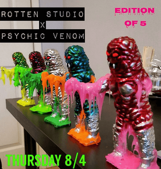 Psychic Venom X Rotten Studio Neon Snailman 3