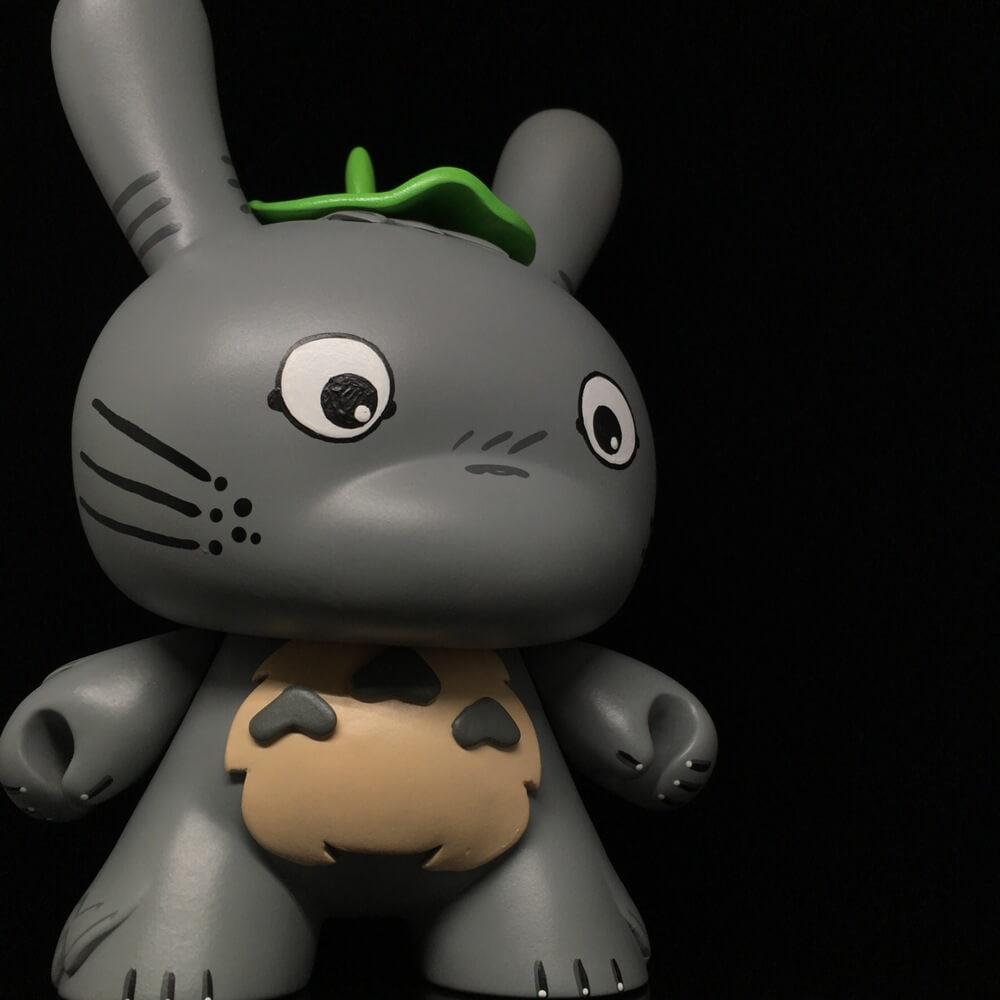 8inch TOTORO Dunny By Shinobistinks looking up