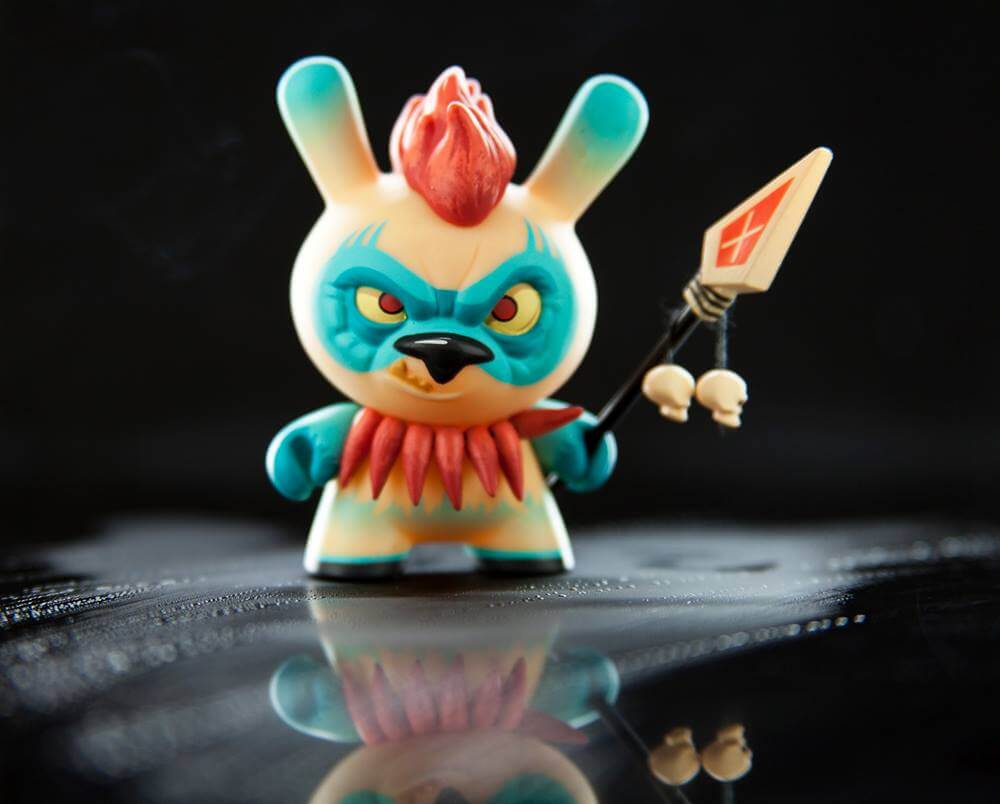argyle-warrior-2-0-the-odd-ones-dunny-series-by-scott-tolleson-x-kidrobot