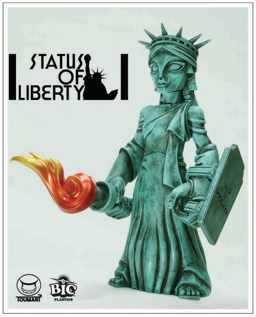 status-of-liberty-by-touma-x-bic-plastics-poster