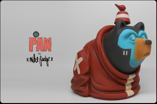 big-paw-red-brick-edition-by-mike-fudge-x-wearenottoys-side