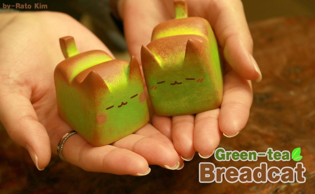 green-tea-breadcat-by-rato-kim-resin-toy-release-date