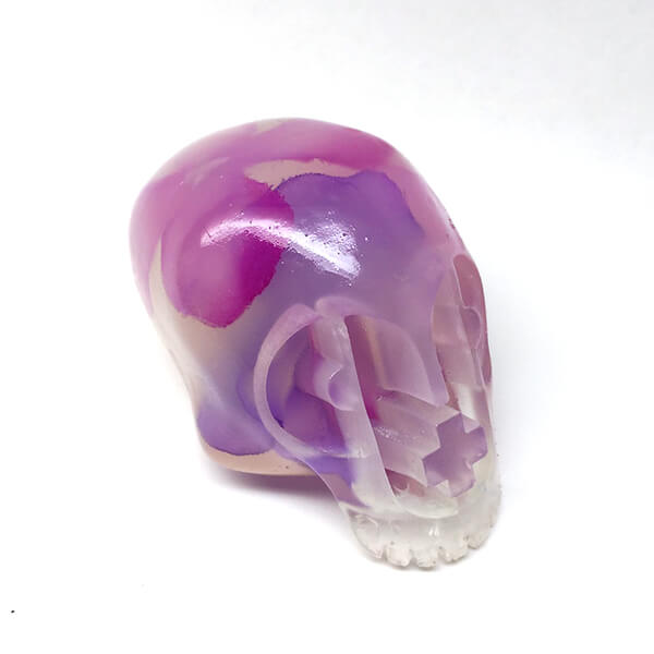 paper-plastick-flower-skull