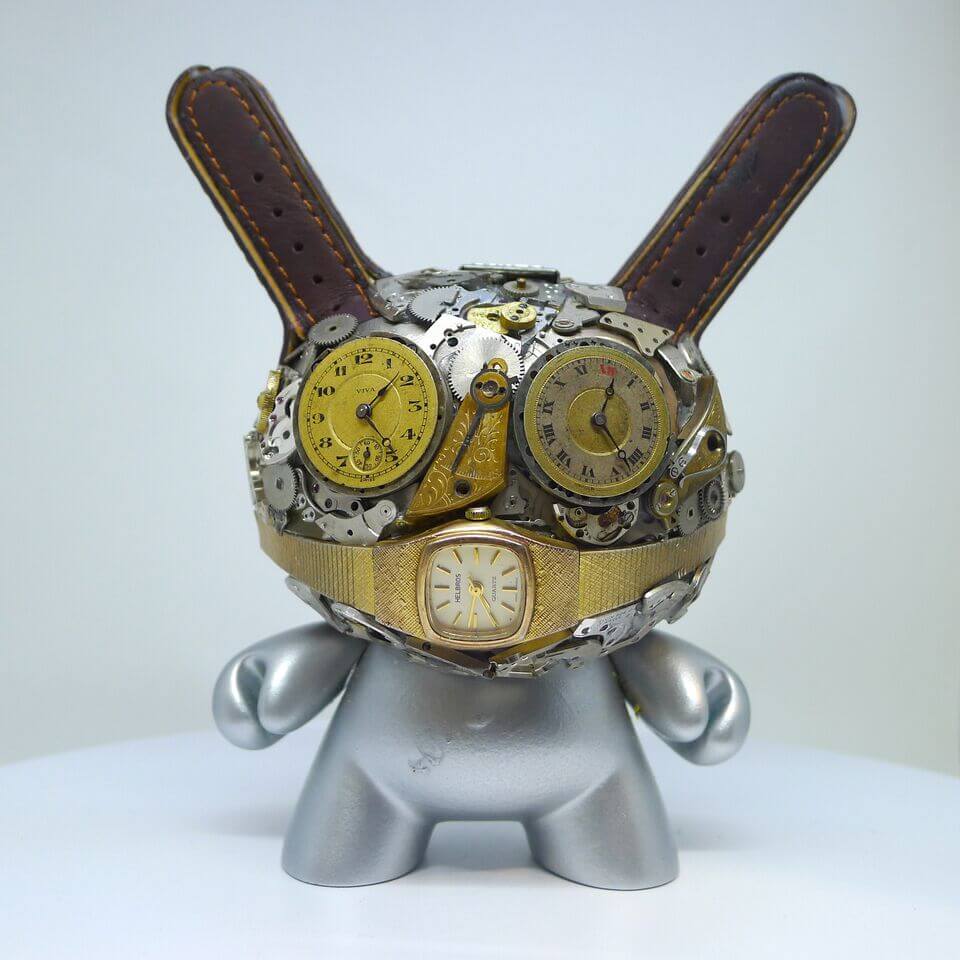 strapped-watch-parts-dunny-kidrobot-5inch
