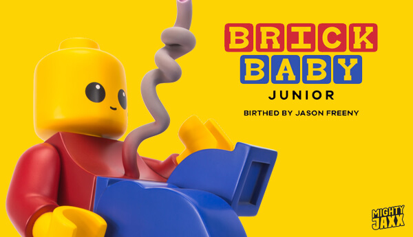 BRICK BABY Junior By Jason Freeny x Mighty Jaxx Mini fig LEGO