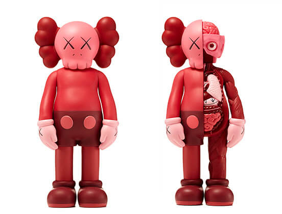 KAWS COMPANION BLUSH x FLAYED OPEN EDITION Official Worldwide