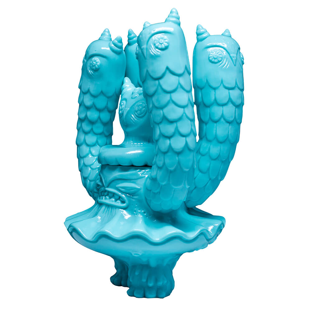 Nathan Jurevicius x Toy Art Gallery OWL CLAM Blue Oyster 2