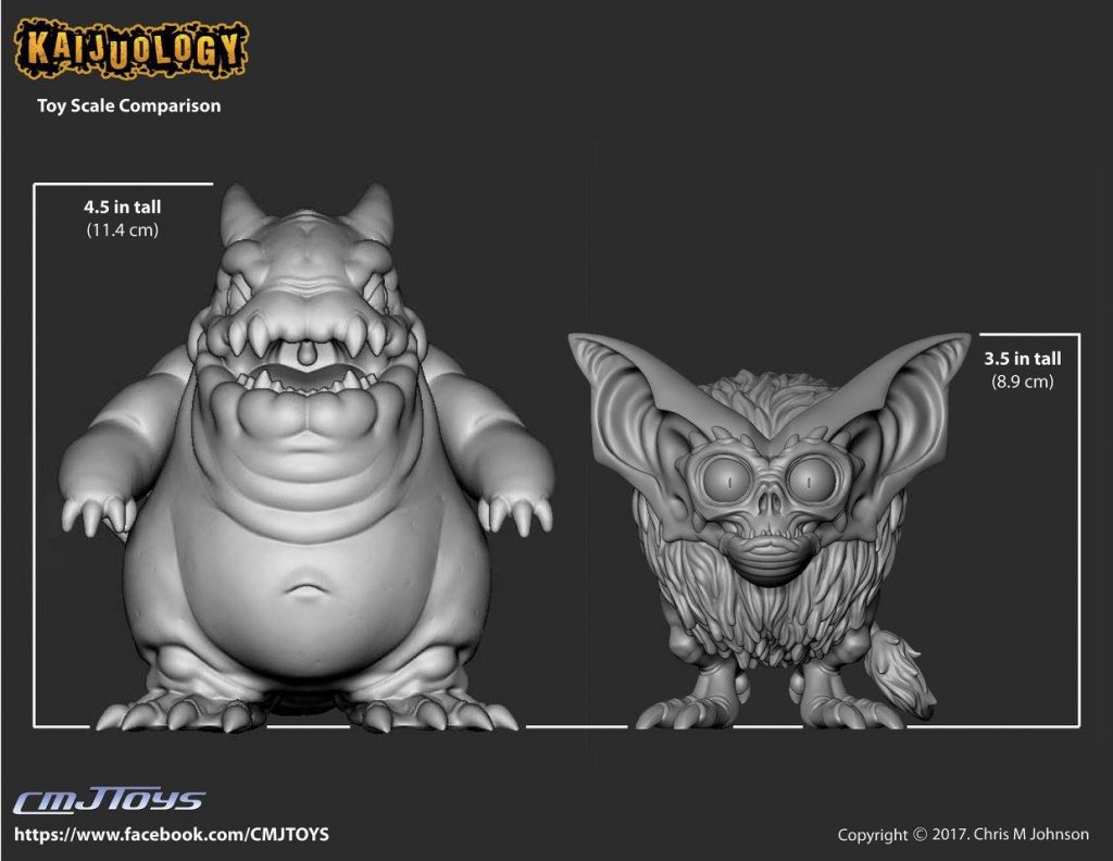 Gluttonous Kaiju By CMJ Toys Chris M Johnson Vini Chav Art Scale