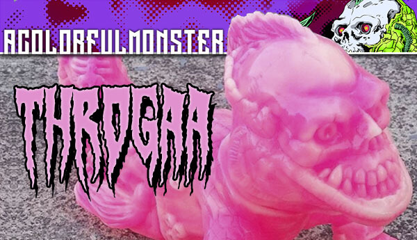 a colorful mosnter throgaa pink gitd featured