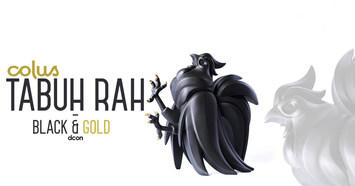 Tabuh Rah - Black and Gold By Colus The Toy Chronicle DCon 2017 resin