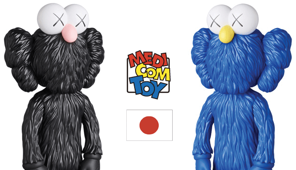 KAWS BFF Blue & Black Open Edition at Medicom Toy Plus! - The Toy 