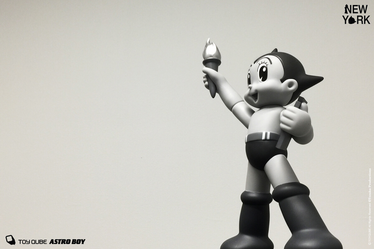 Astro Boy Statue Of Liberty ToyQube Tezuka Gray Edition Limited Edition 