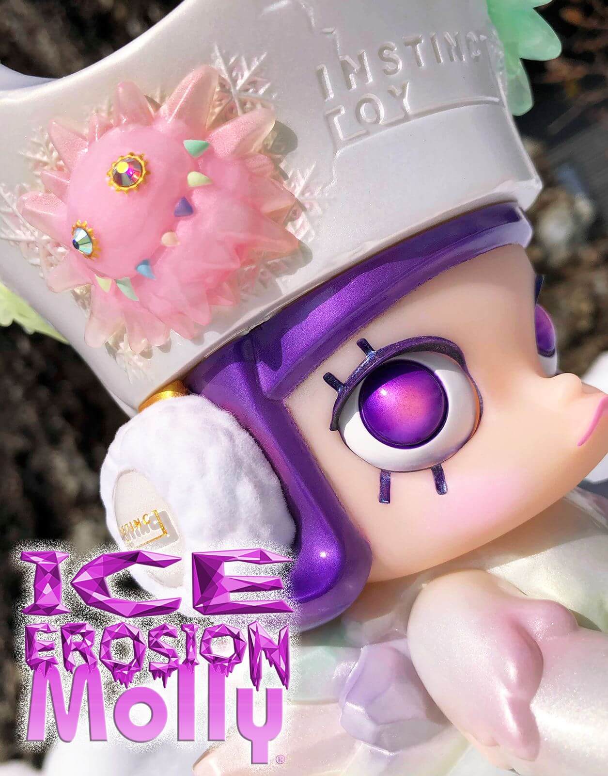 ICE EROSION MOLLY 2018 by KENNYSWORK x INSTINCTOY - The Toy Chronicle