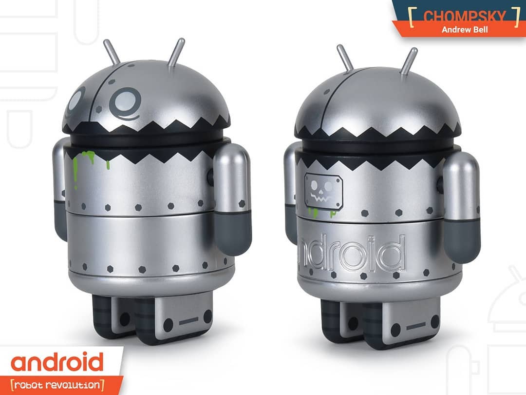 Android 3" Mini Series 2 Bluebot Standard Andrew Bell Google Kidrobot Art Blue 
