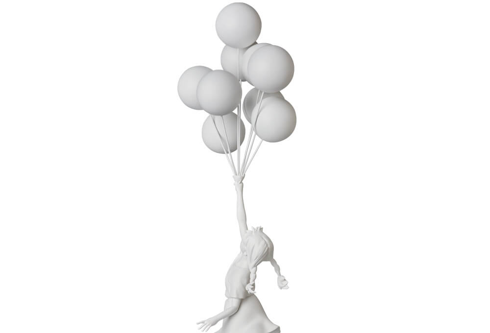BANKSY Flying Balloons Girl By Sync x Medicom - The Toy Chronicle
