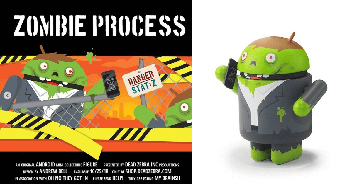 Android Mini Zombie Process Andrew Bell Toy