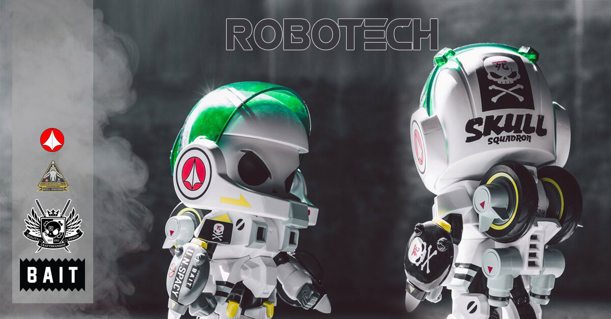 New in Box BAIT x HUCK GEE x ROBOTECH NYCC Exclusive 2018 SKULL LEADER CYCLONE 