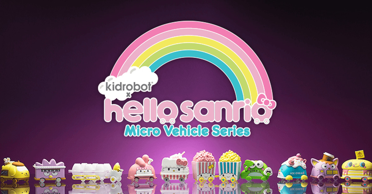 hello-sanrio-kidrobot-micro-vehicle-series
