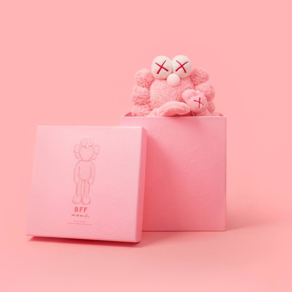 Release Details: BFF Pink Plush by KAWS! - The Toy Chronicle