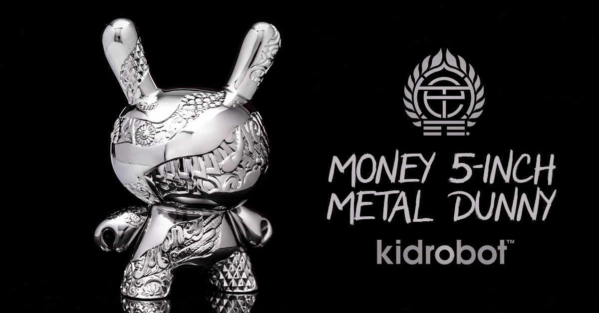 Money 5-inch Metal Dunny-tristan-eaton-kidrobot-featured