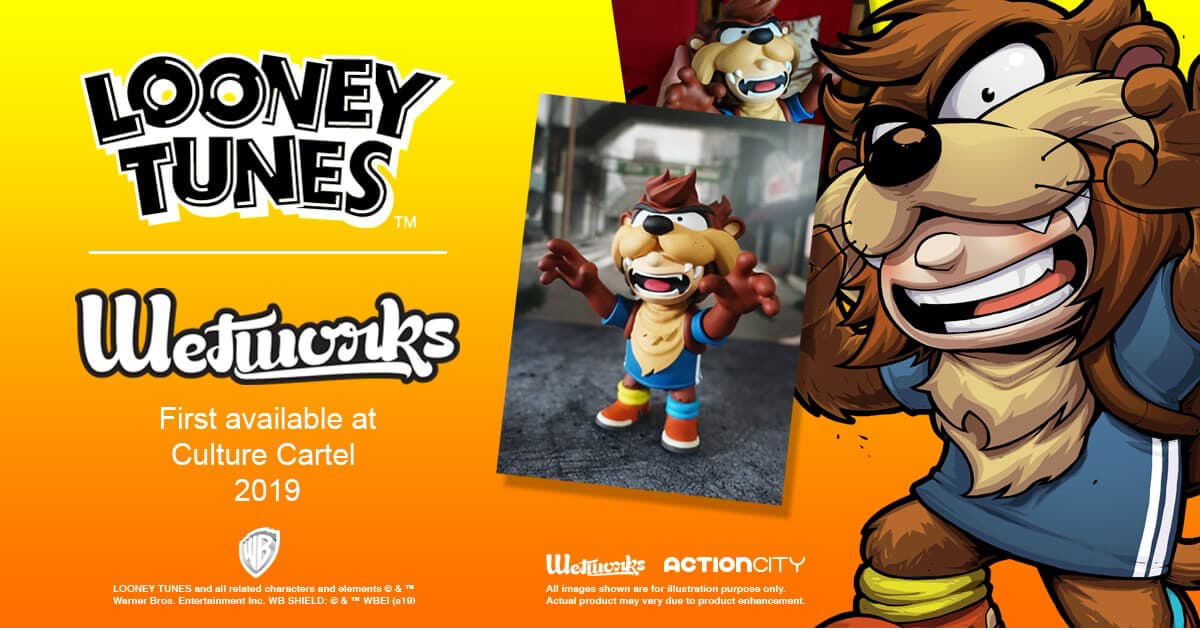 TAZ Foxy by Wetworks x Warner Bros x Action City - The Toy Chronicle