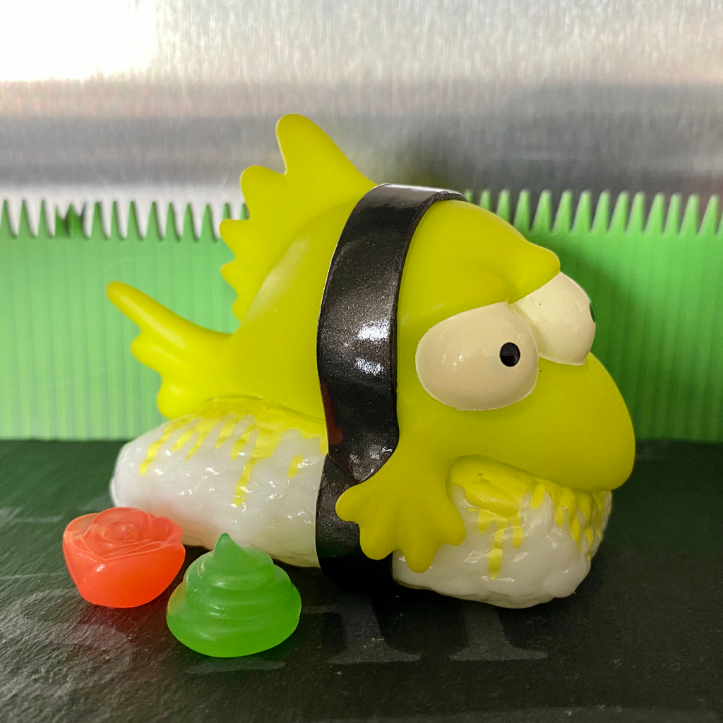 Details about   Kidrobot The Simpsons Blinky the Fish Nigiri Rainbow Chrome NYCC 2019 