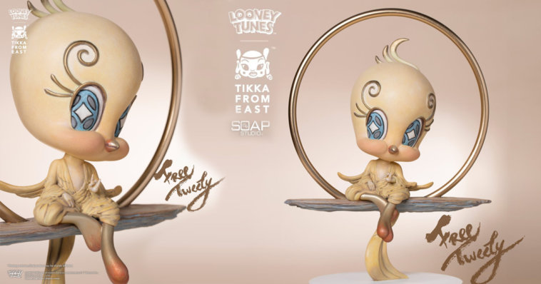 This image has an empty alt attribute; its file name is Free-Tweety-by-Tik-Ka-from-East-x-Soap-Studio-x-Warner-Bros-The-Toy-Chronicle-2020--758x398.jpg