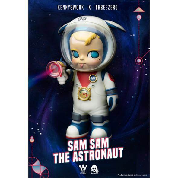 SAM SAM The Astronaut by Kenny Wong x ThreeZero - The Toy Chronicle