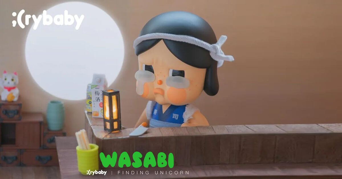 WASABI Crybaby Molly's Factory x Finding Unicorn - The Toy Chronicle