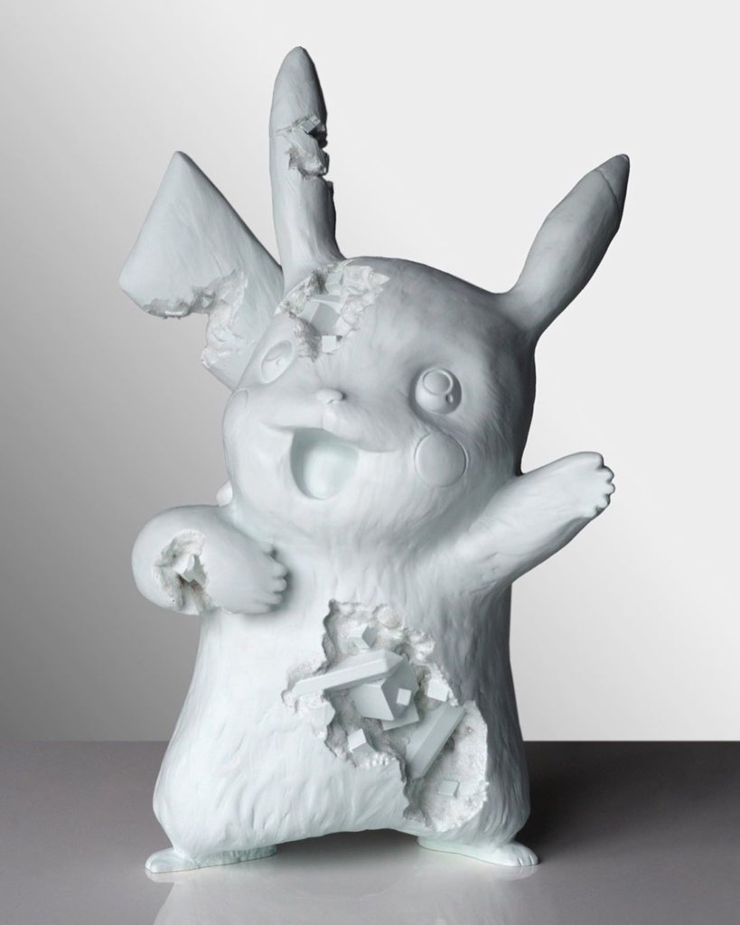 BLUE CRYSTALIZED PIKACHU by Daniel Arsham Release Details - The ...