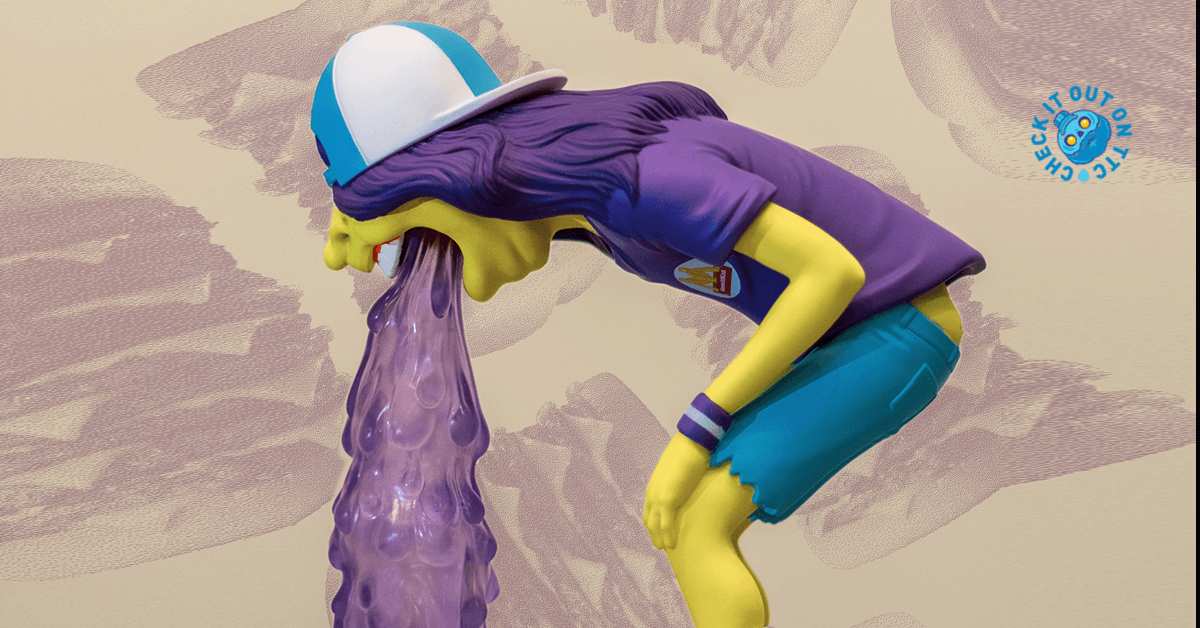 Vomit Kid (Fast Food Purple) by OKEH-featured