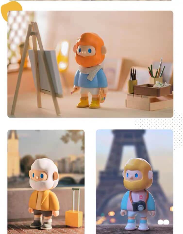 Details about   F.UN x FARMER BOB Around The World With BOB Mini Figure Samba BOB Art Toy 