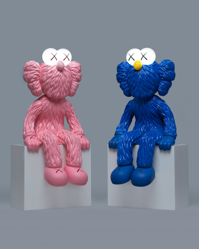 KAWS x AllRightsReserved Pink BBF SEEING - The Toy Chronicle