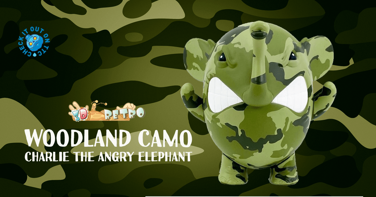 woodlandcamo-angry-elephant-3dretro-angelonce-featured
