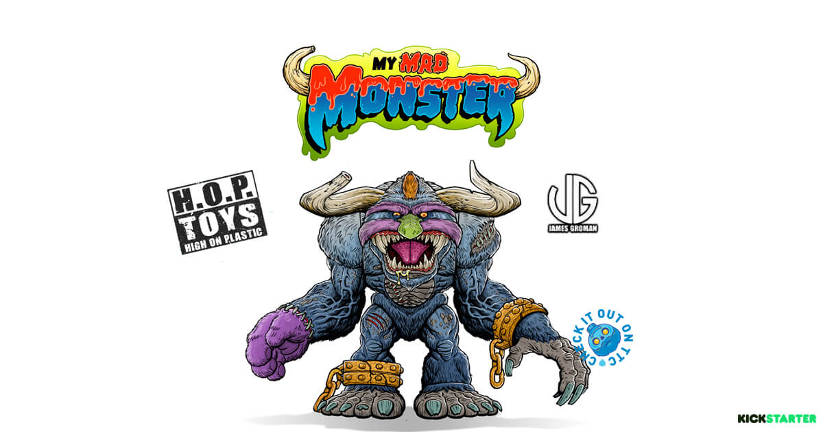 MY MAD MONSTER Kickstarter by HOPToys and James Groman Designs - The Toy  Chronicle