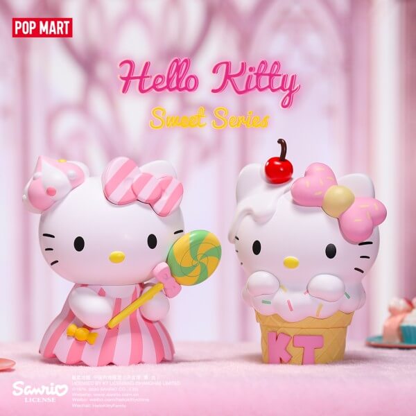POP MART x HELLO KITTY Sweet Series Cupcake Mini Figure Designer Art Toy New 