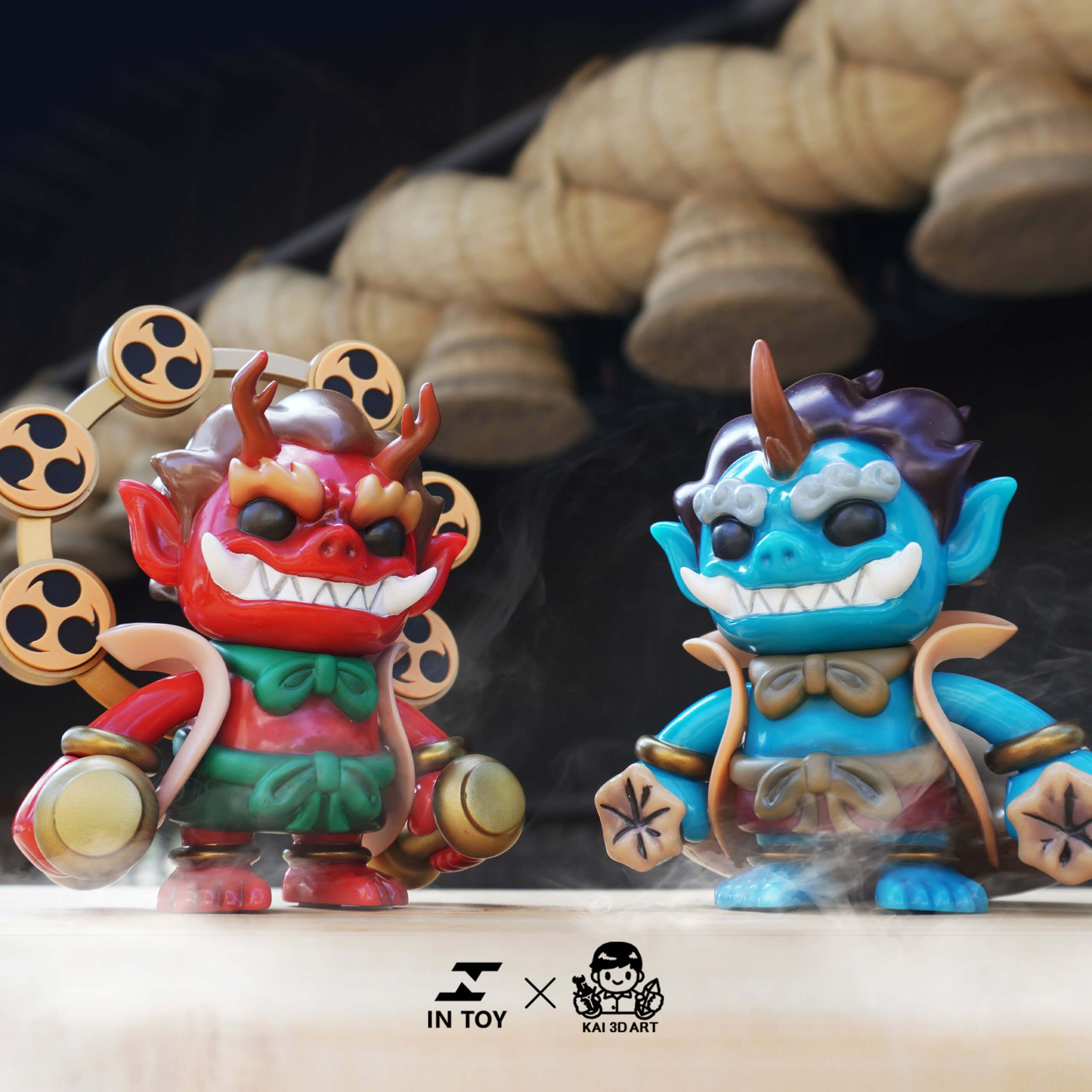 神Fujin x 雷神Raijin OG 2021 Edition by KAI 3D Art Studio x IN Toy - The Toy  Chronicle