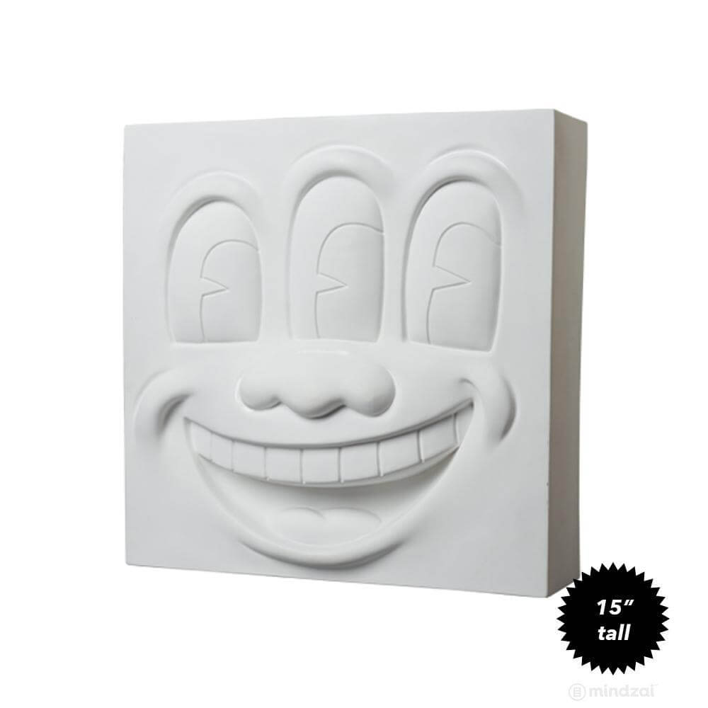 Keith Haring's Three-Eyed Smiling Face - Radiant Baby - Flying